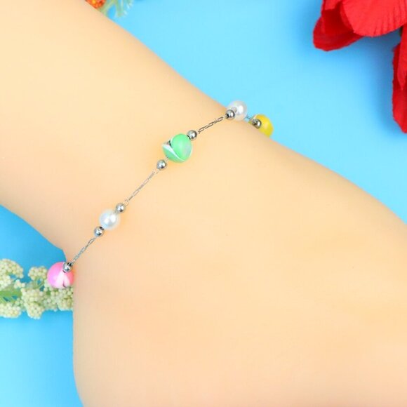 Elegant Handmade Anklet – Perfect for Women & Girls | Ideal Gift Option, DYC1355 - Picture 4 of 11
